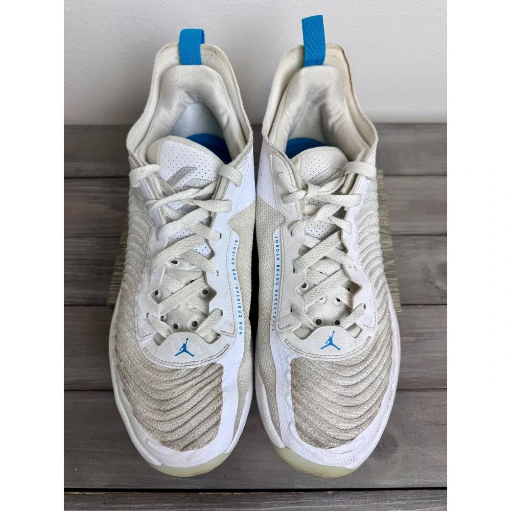 Jordan Luka 1 Legend of 7 Turquoise DN1772-104 Size 9.5 White Blue Basketball